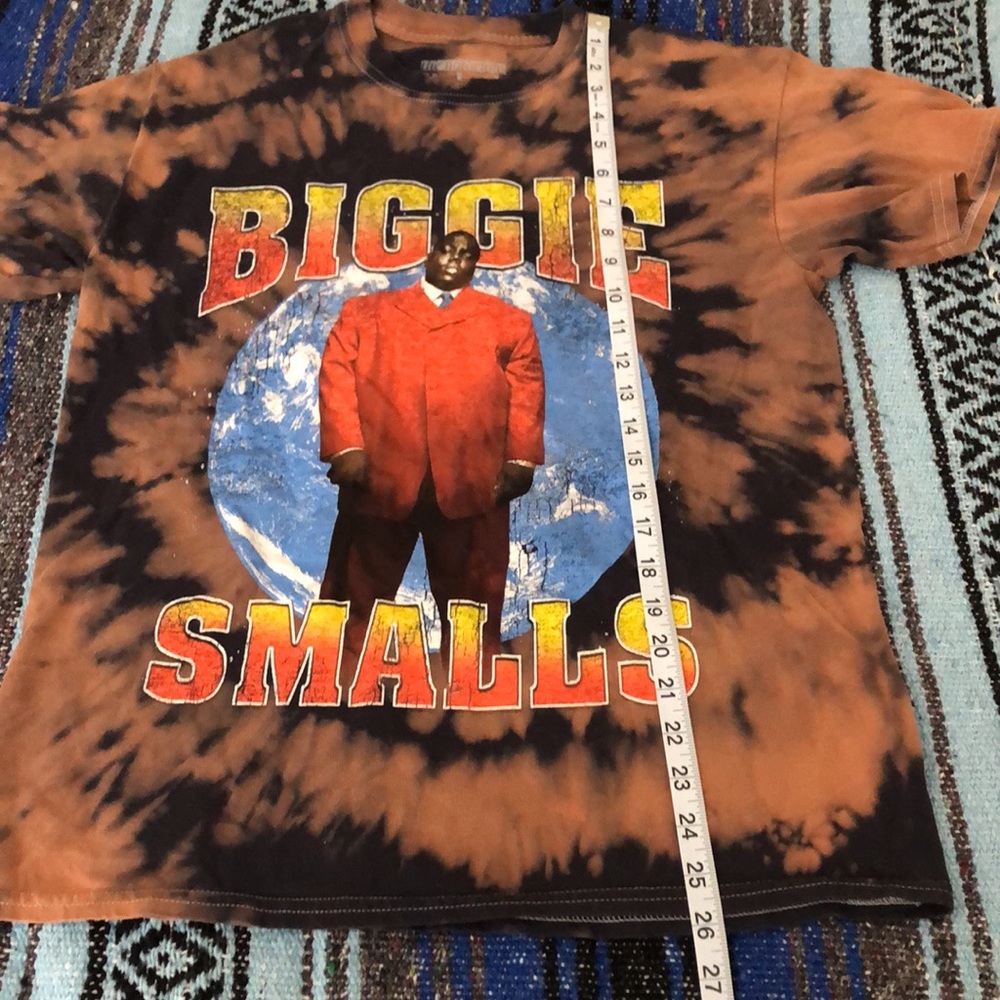 Biggie Smalls Mens Tie Dye Tee Shirt - Picture 5 of 6